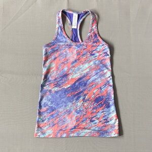 Ivivva lululemon Colorful Racerback Tank Top girls sz 10